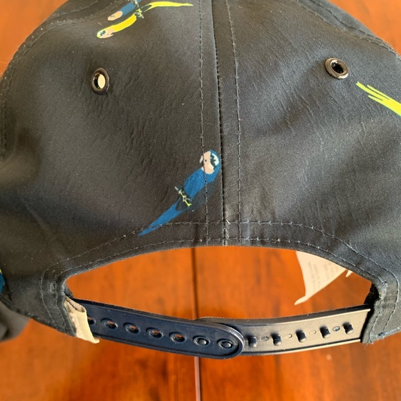 BENCH Navy Adjustable Baseball Cap with Bird Print. - Picture 4 of 7